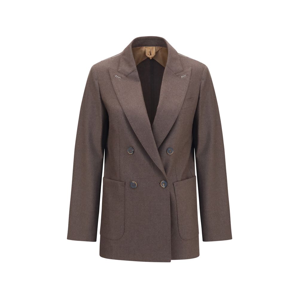 Max Mara Brown Cashmere Blazer