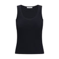 Max Mara Black Viscose Tank Tops