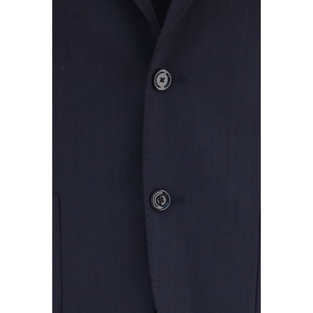 Lardini Blue Wool Oves Aries Two-Piece Suit