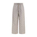 Off-White Beige Cotton Casual Pants Off-White