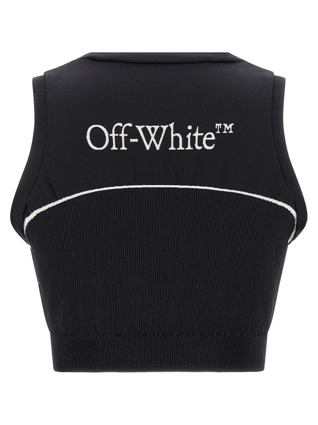 Off-White Black Polyamide Sport Bra Off-White