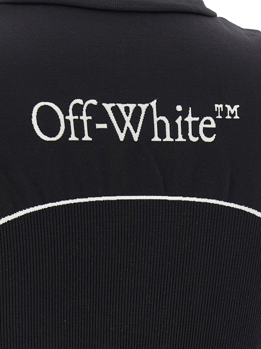 Off-White Black Polyamide Sport Bra Off-White