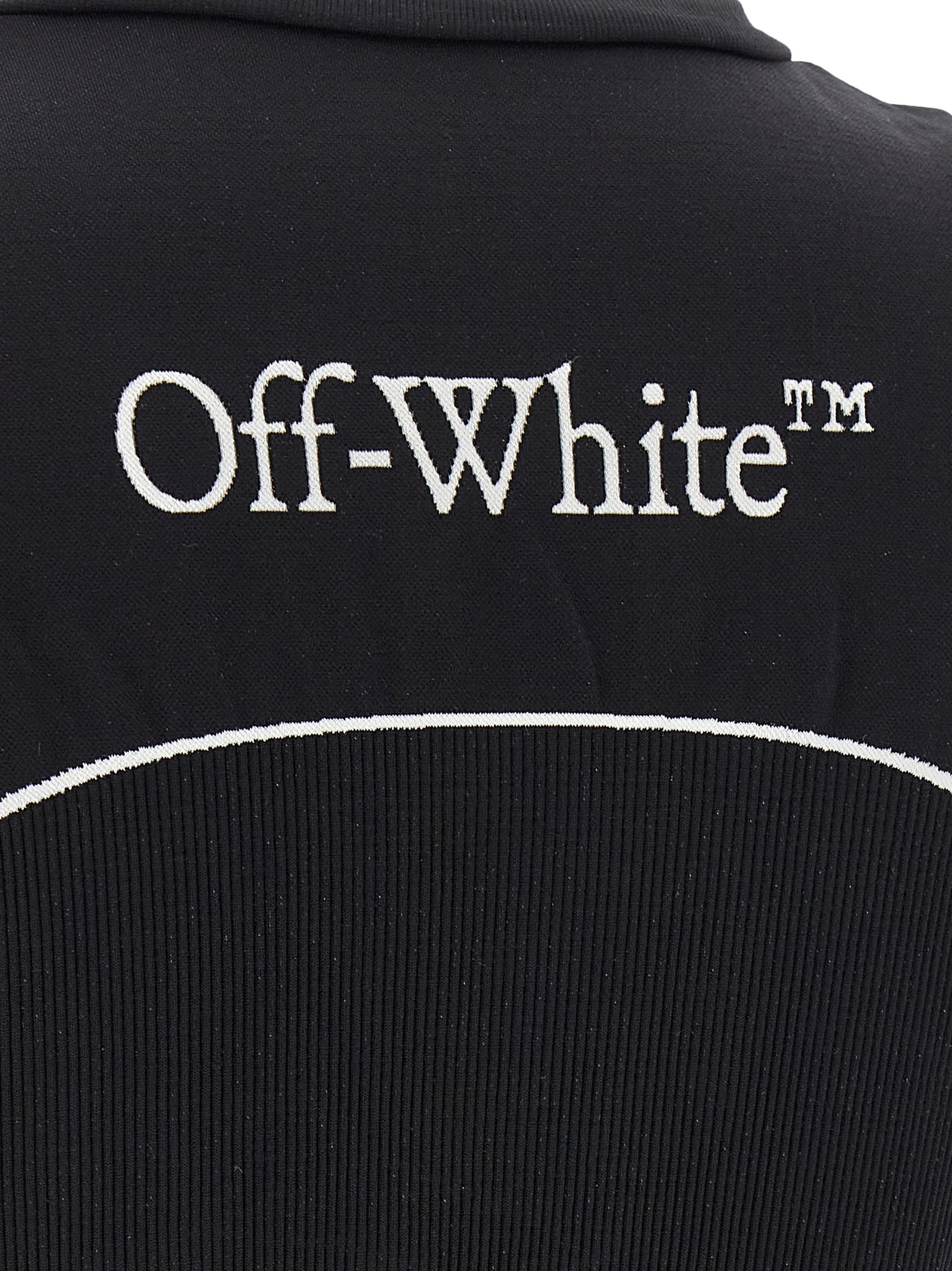 Off-White Black Polyamide Sport Bra Off-White