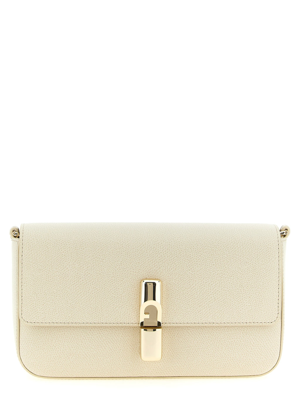 Furla White Calfskin Crossbody Bag