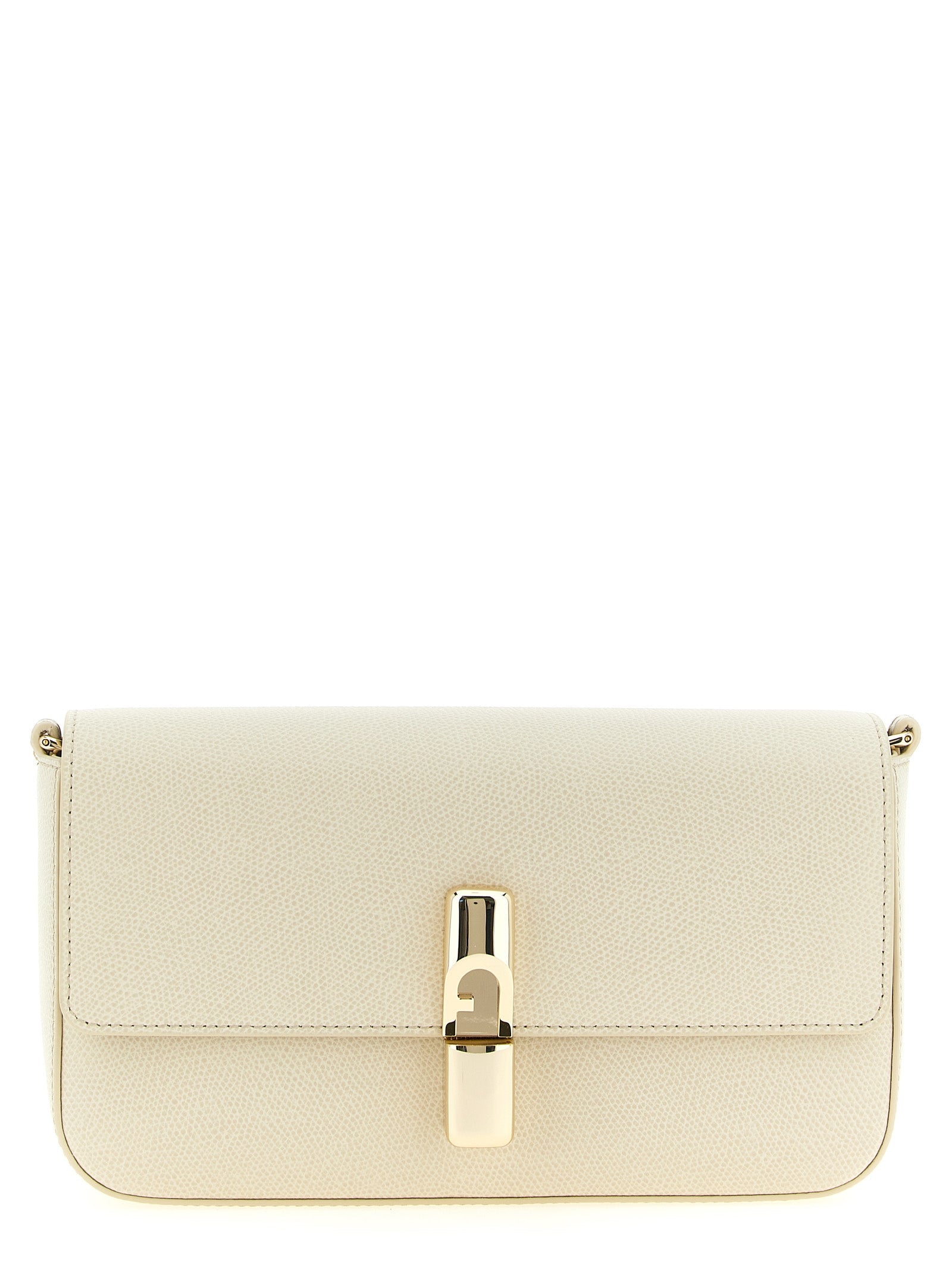 Furla White Calfskin Crossbody Bag