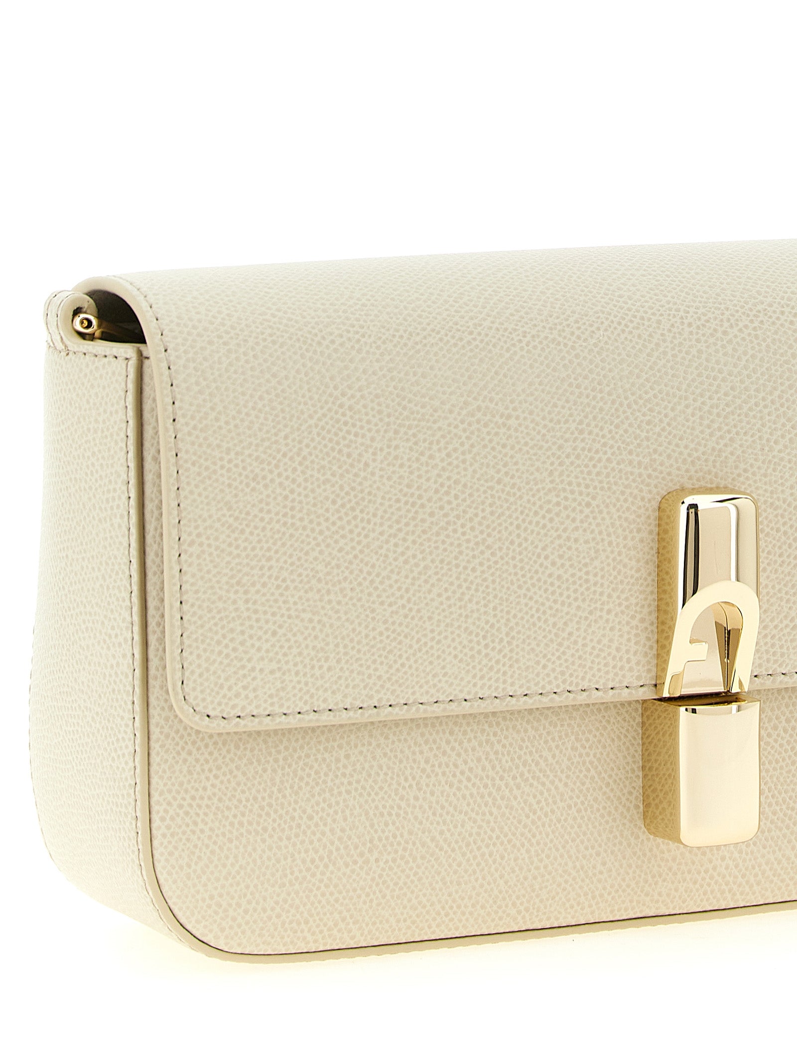 Furla White Calfskin Crossbody Bag