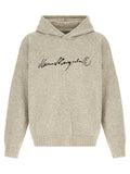 MM6 Maison Margiela Gray Wool Cardigan
