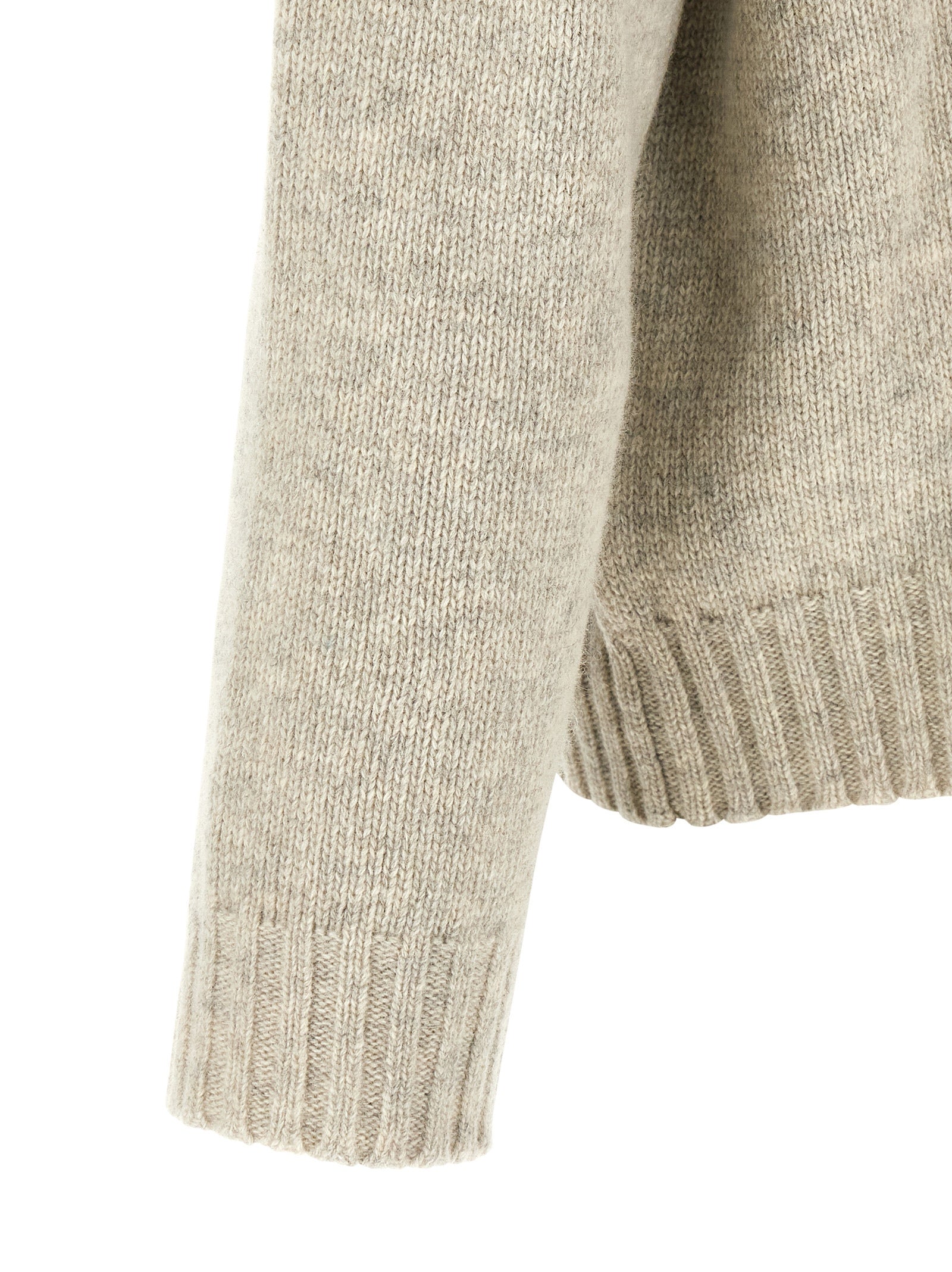 MM6 Maison Margiela Gray Wool Cardigan