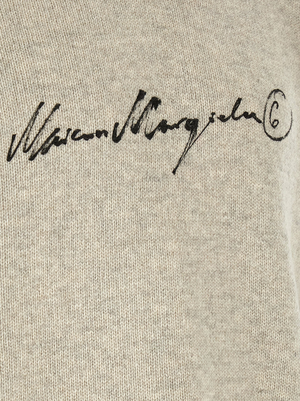 MM6 Maison Margiela Gray Wool Cardigan