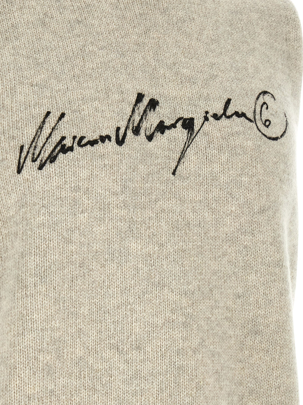 MM6 Maison Margiela Gray Wool Sweatshirt