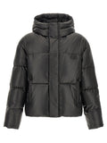 MM6 Maison Margiela Black Polyester Full-Length Jacket MM6 Maison Margiela