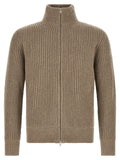 MM6 Maison Margiela Beige Wool Full-Length Jacket MM6 Maison Margiela