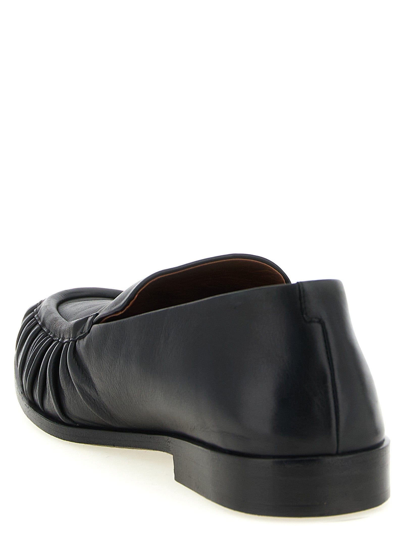 Marsell Black Calfskin Slip-On Loafers Marsell
