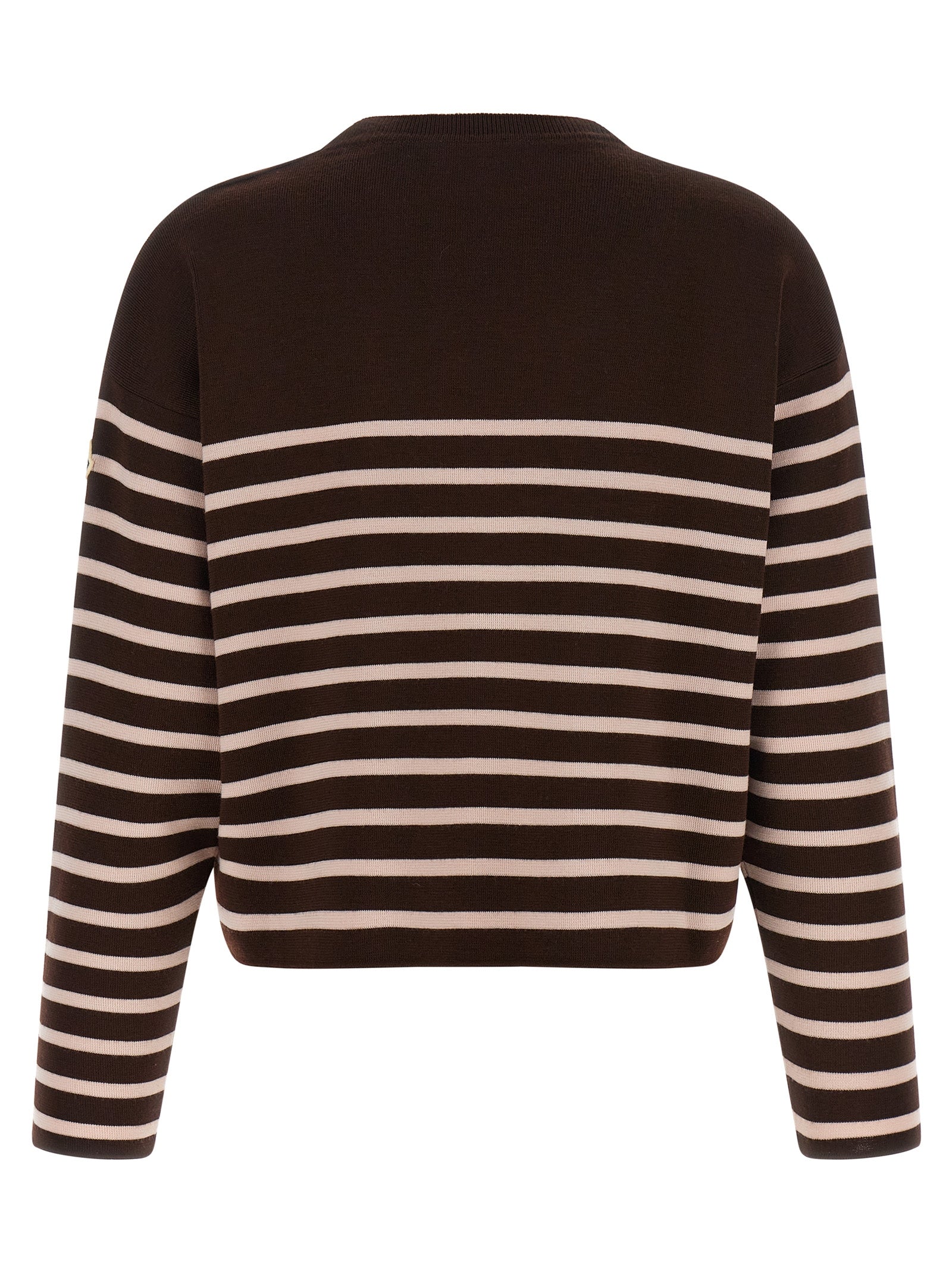 Moncler White Virgin Wool Cardigan Moncler