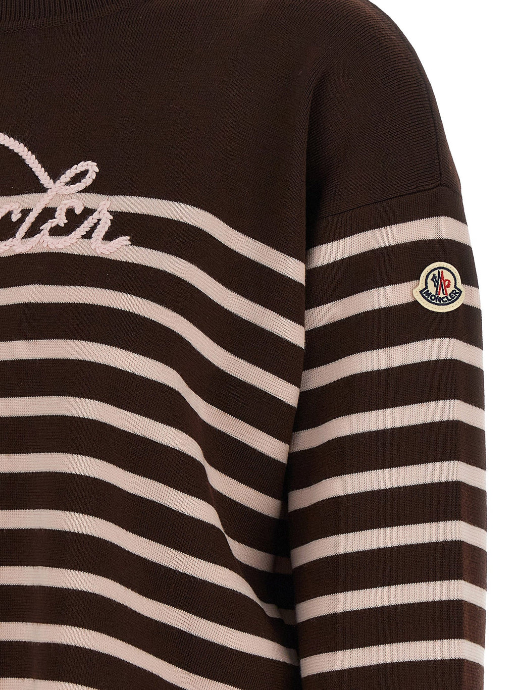 Moncler White Virgin Wool Cardigan Moncler