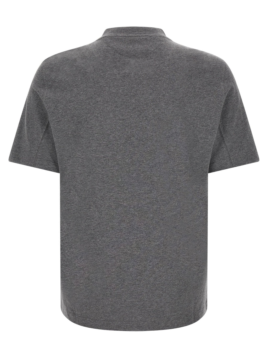 Brunello Cucinelli Gray Cotton T-Shirt