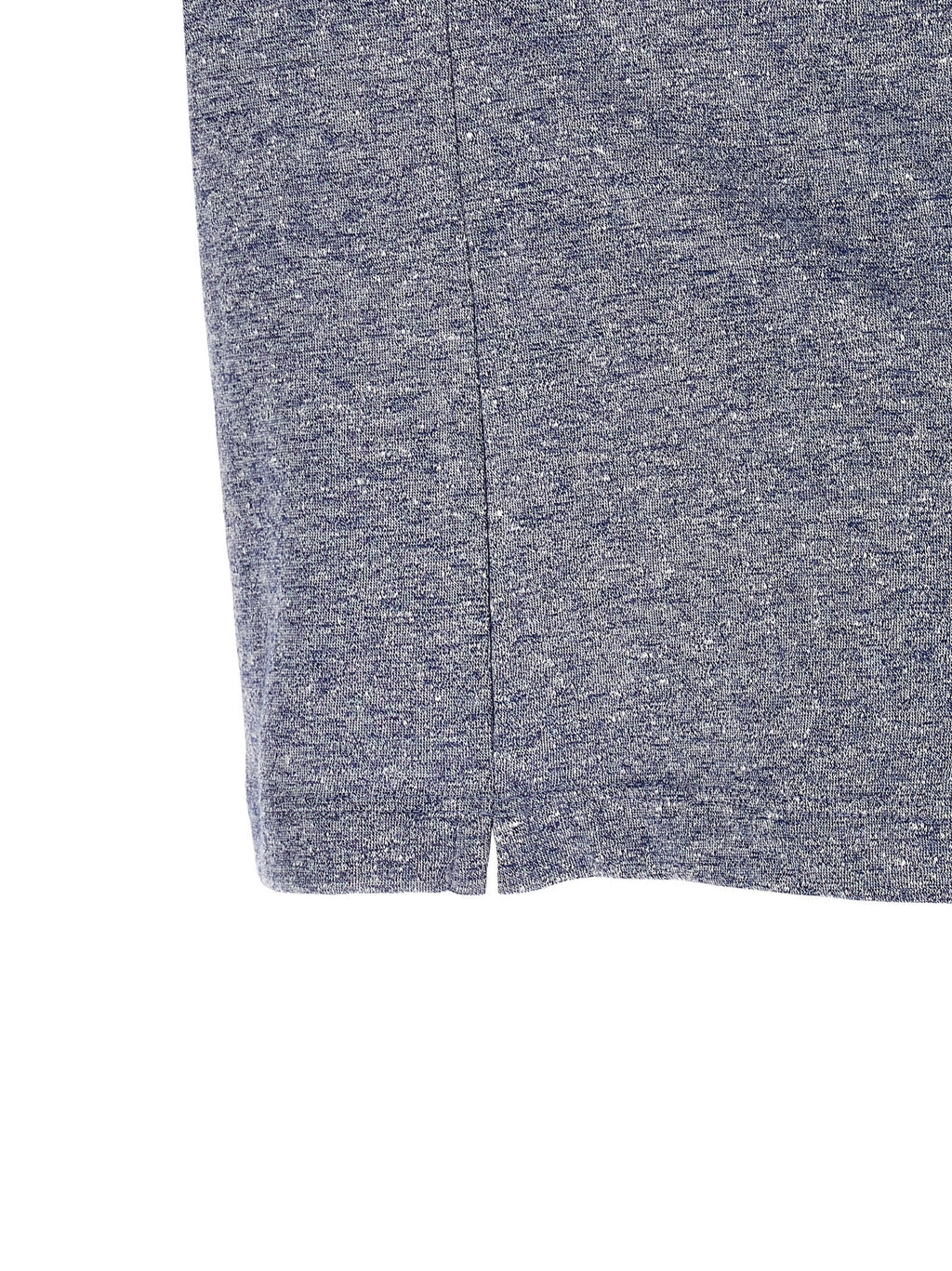 Brunello Cucinelli Blue Linen T-Shirt Brunello Cucinelli