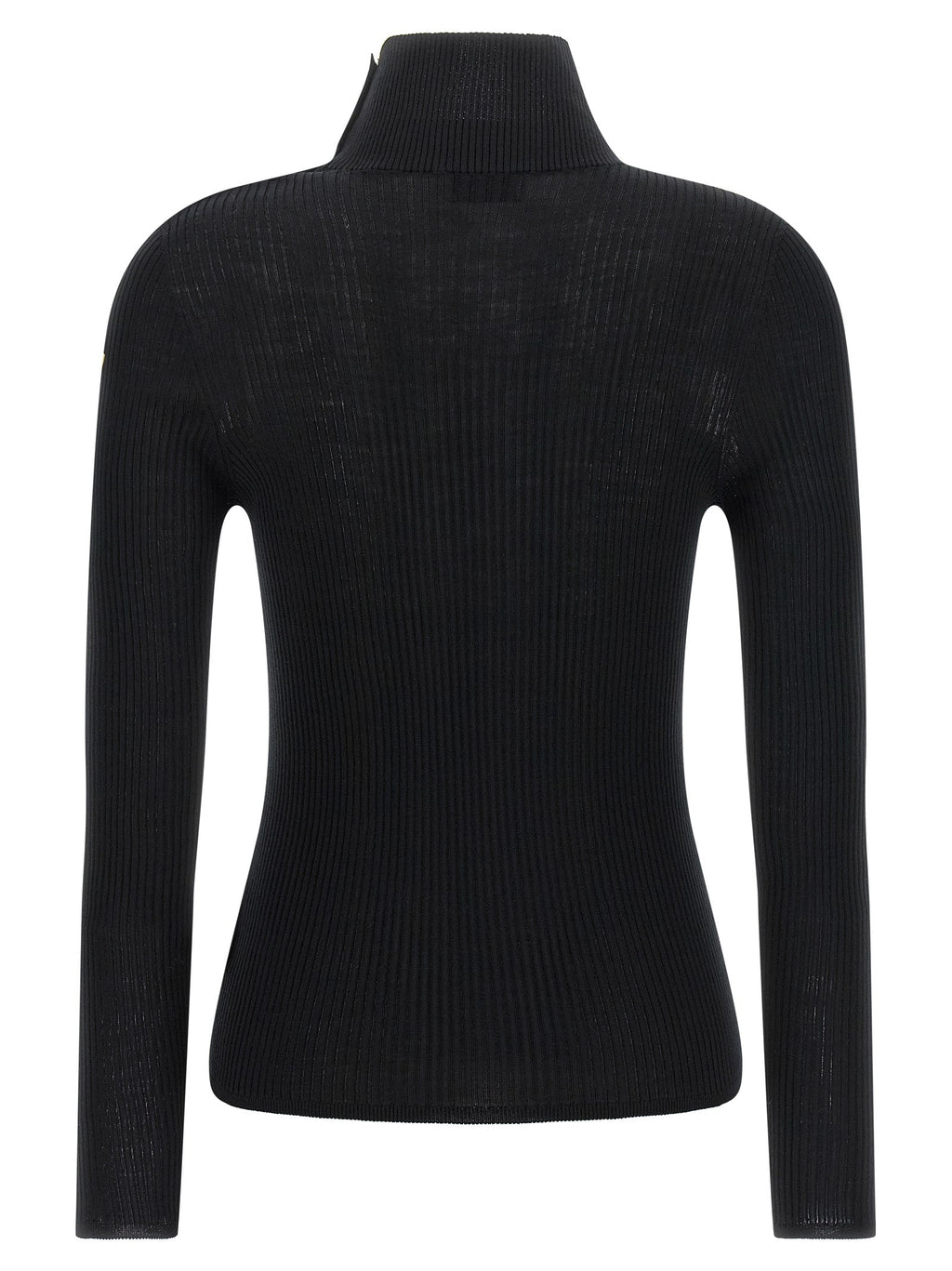 Moncler Black Virgin Wool Cardigan