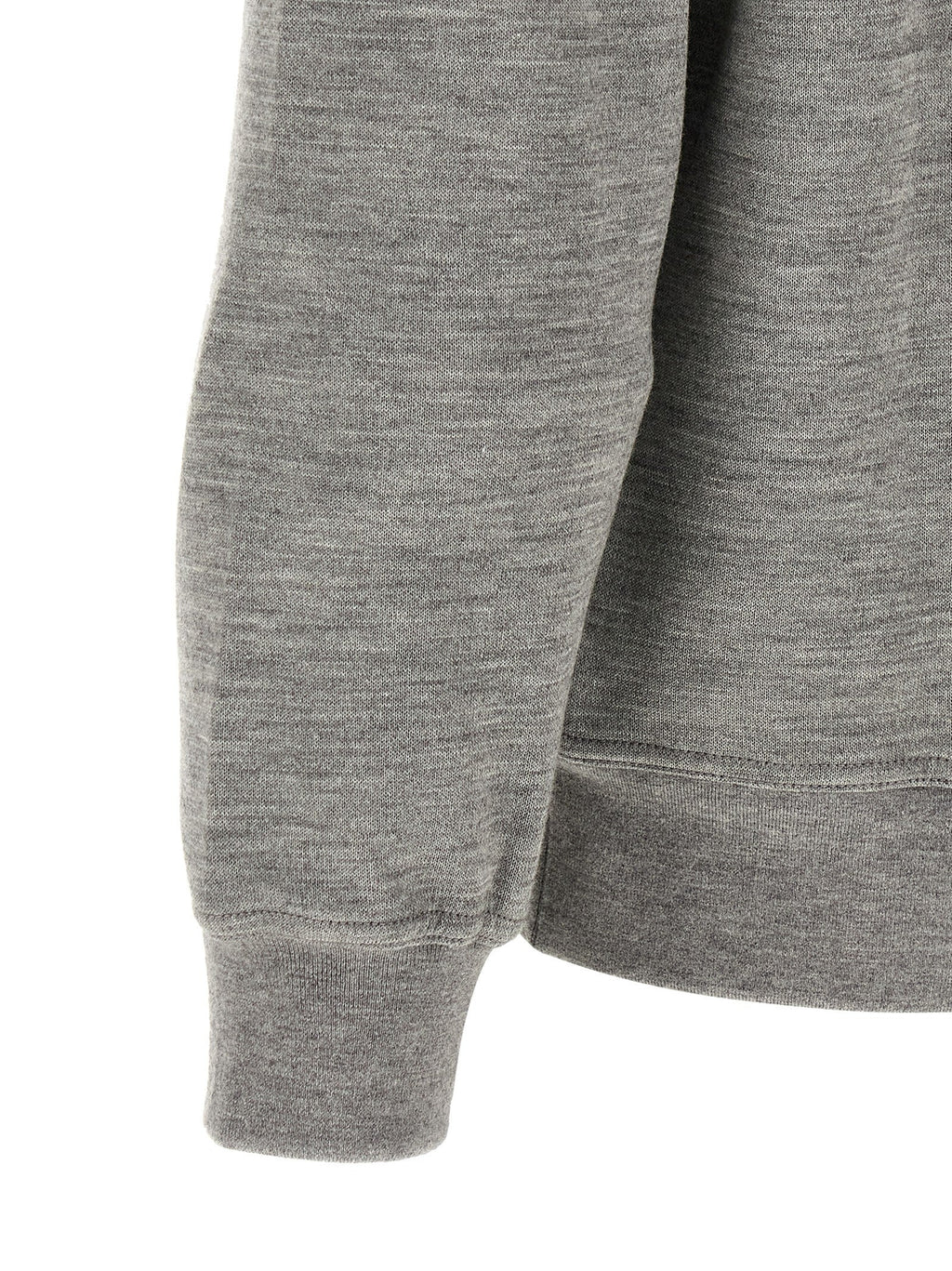 Brunello Cucinelli Gray Cashmere Sweatshirt Brunello Cucinelli