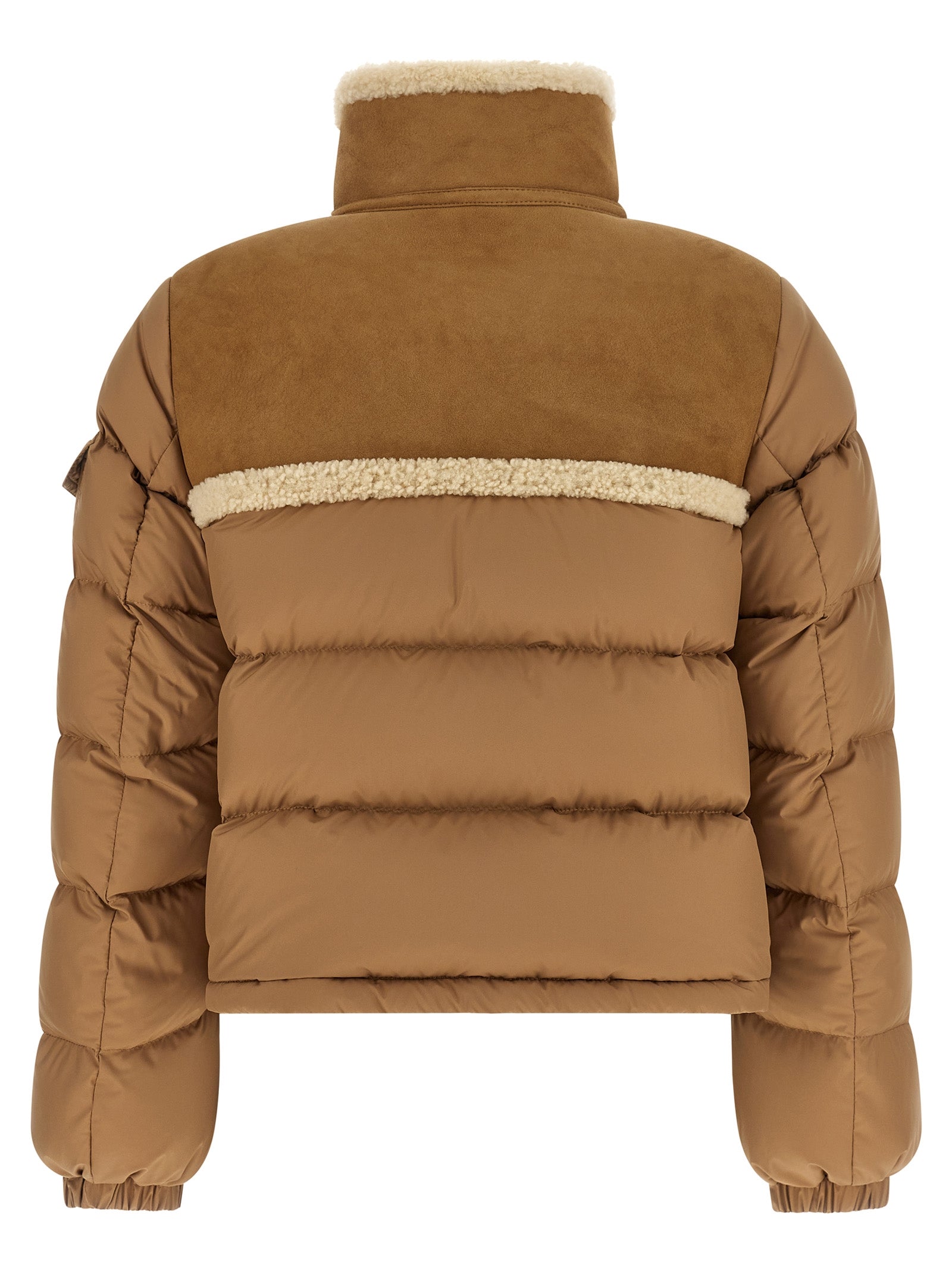 Moncler Beige Polyester Full-Length Jacket Moncler