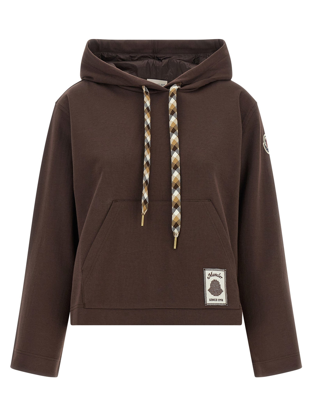 Moncler Brown Cotton Sweatshirt Moncler
