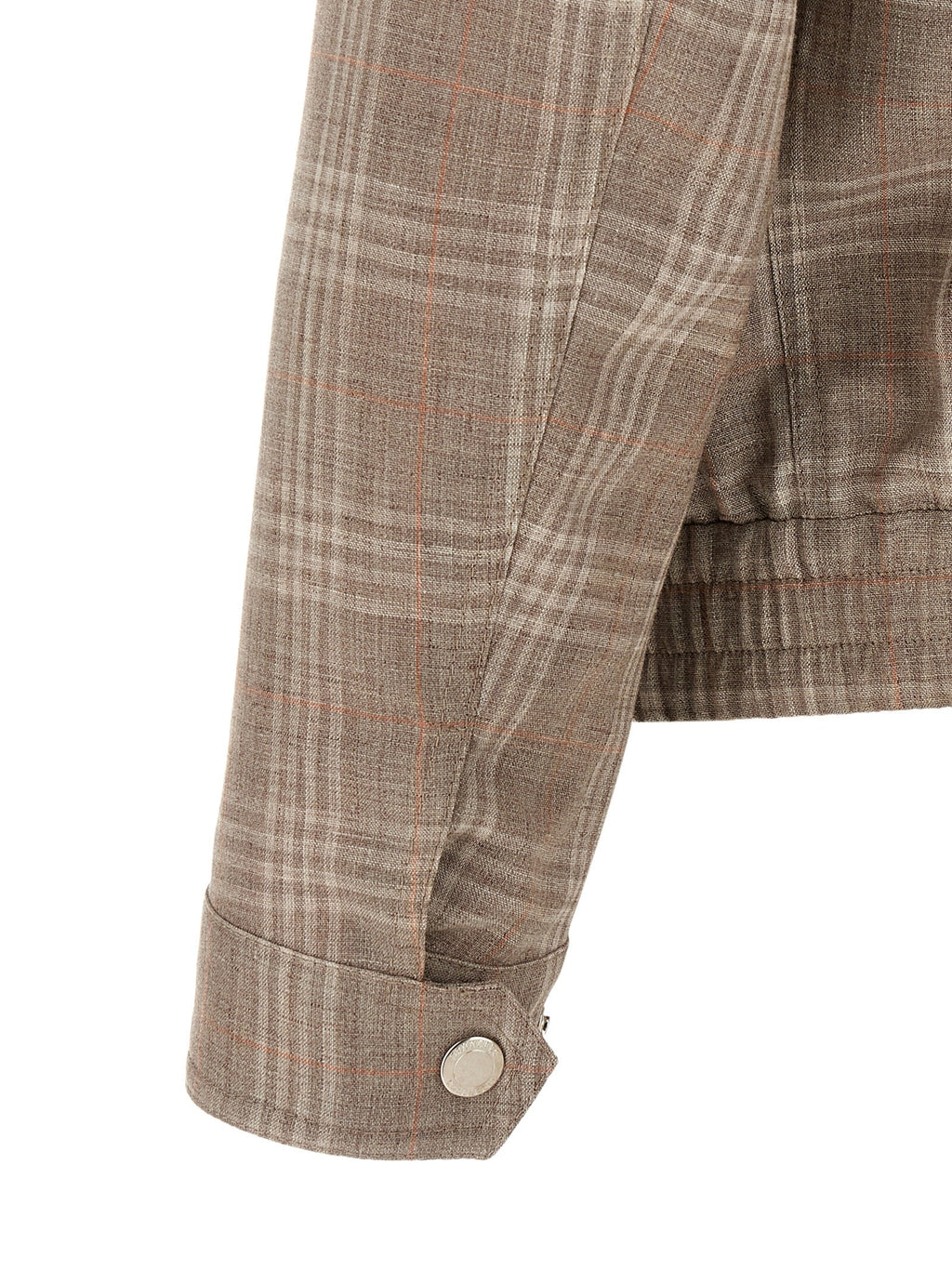 Brunello Cucinelli Brown Wool Full-Length Jacket Brunello Cucinelli
