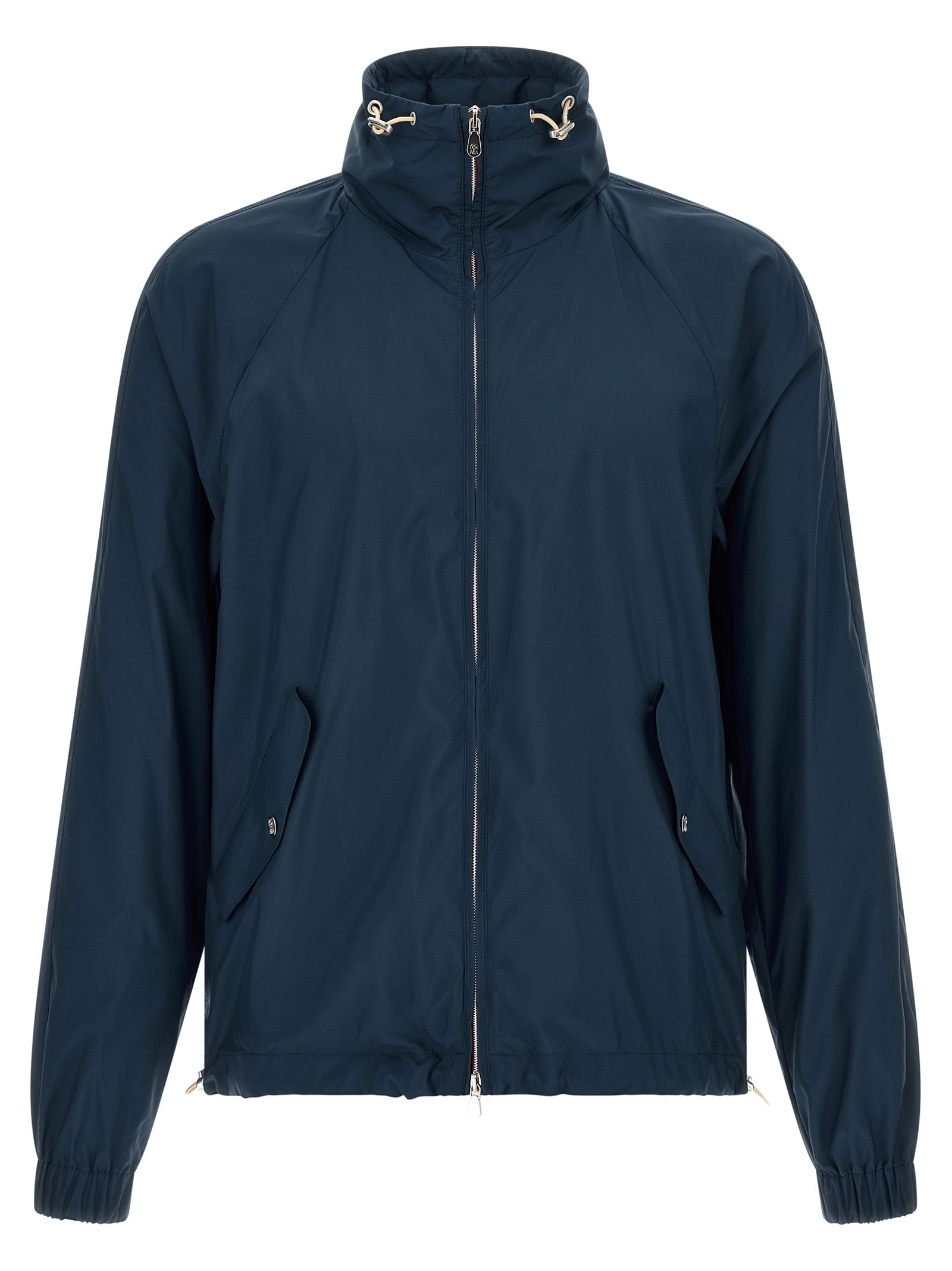 Brunello Cucinelli Blue Polyester Full-Length Jacket