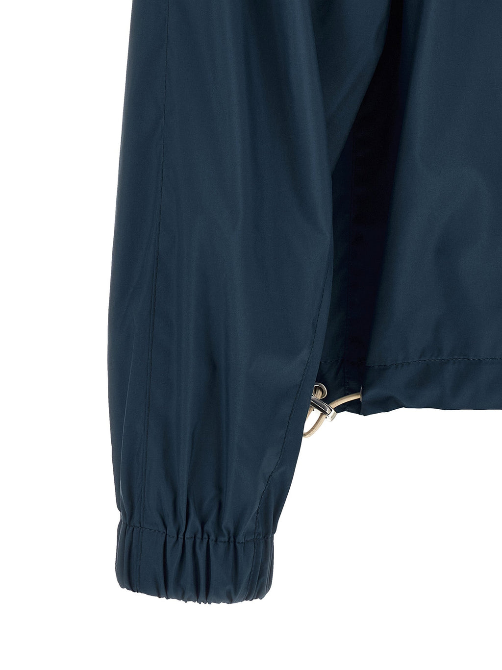 Brunello Cucinelli Blue Polyester Full-Length Jacket
