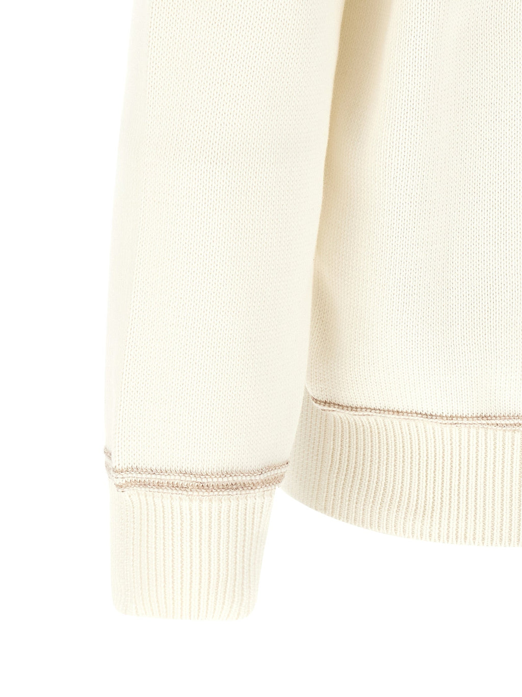 Brunello Cucinelli Beige Cotton Cardigan Brunello Cucinelli