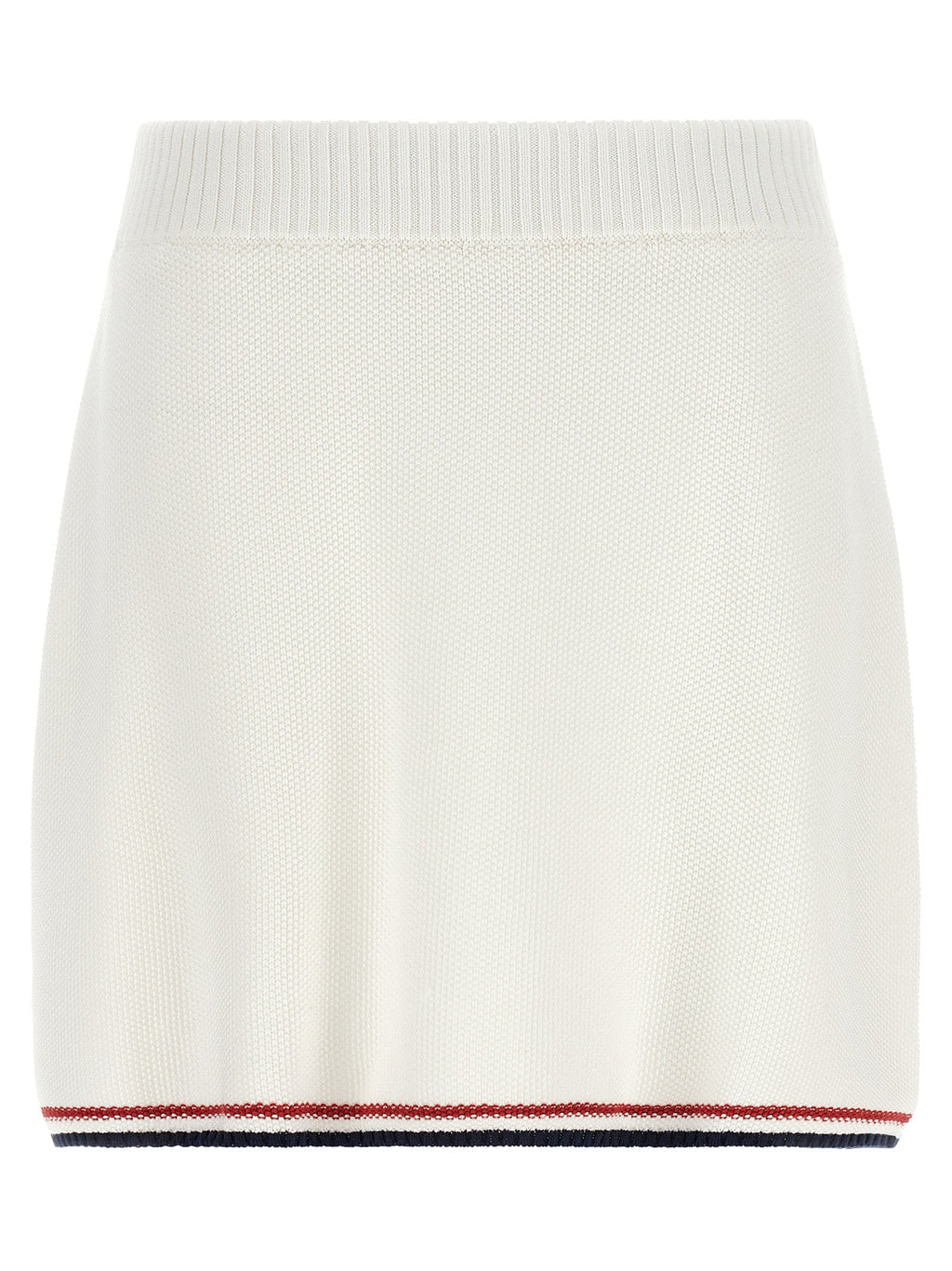 Brunello Cucinelli White Cotton Long Skirt