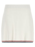 Brunello Cucinelli White Cotton Long Skirt