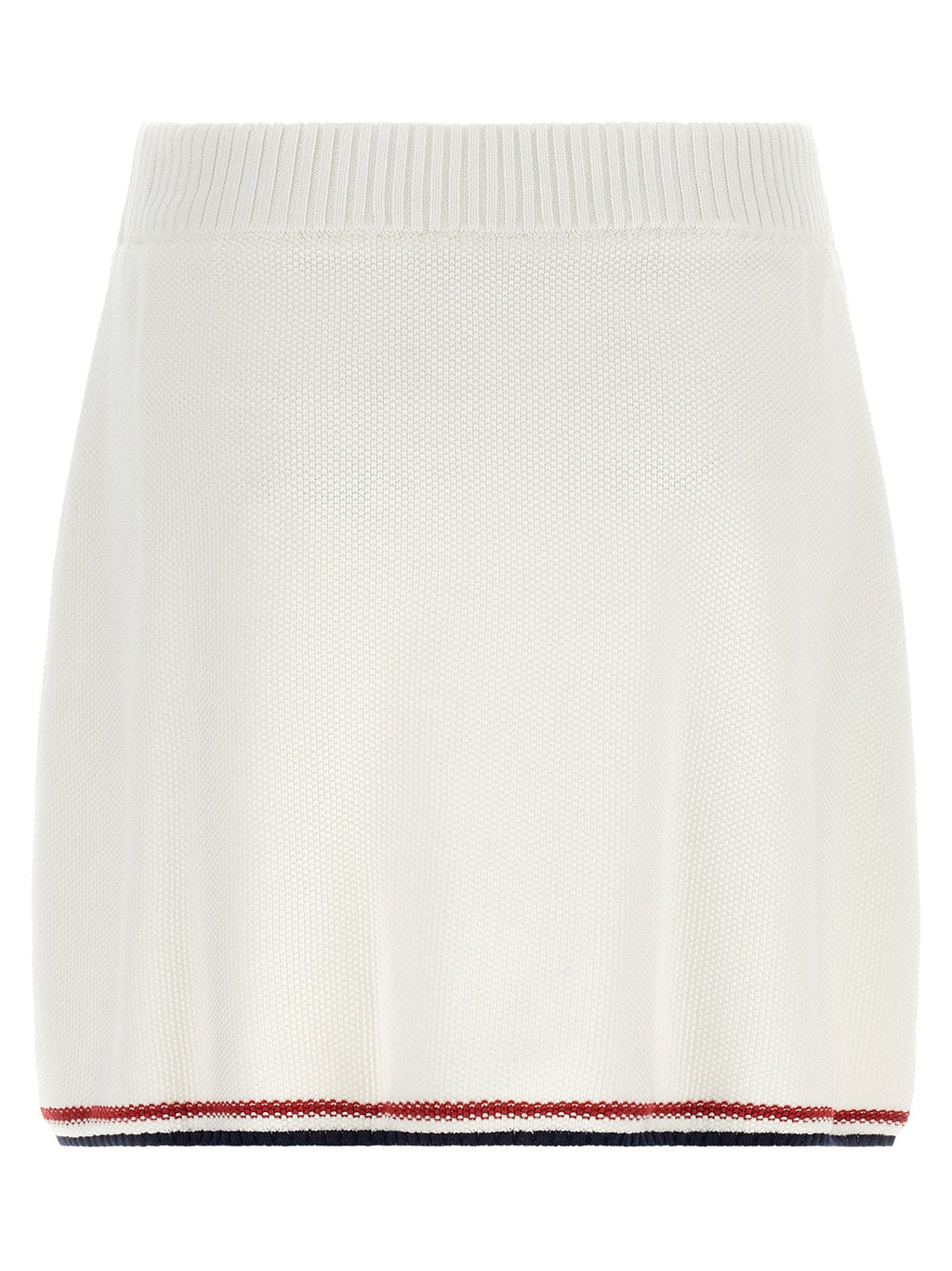 Brunello Cucinelli White Cotton Long Skirt