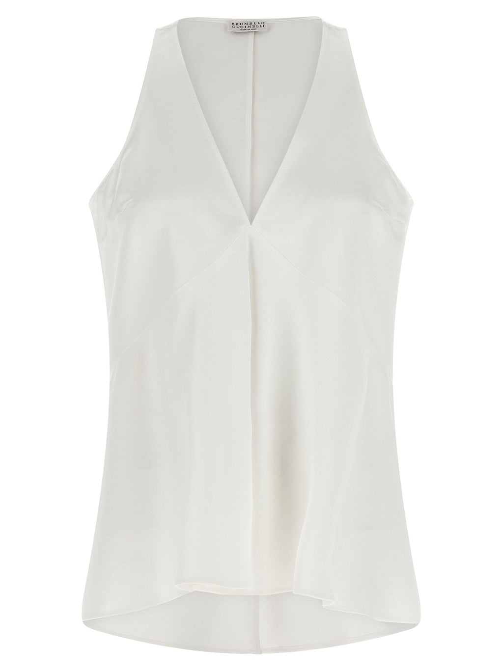Brunello Cucinelli White Cotton Shirt Brunello Cucinelli