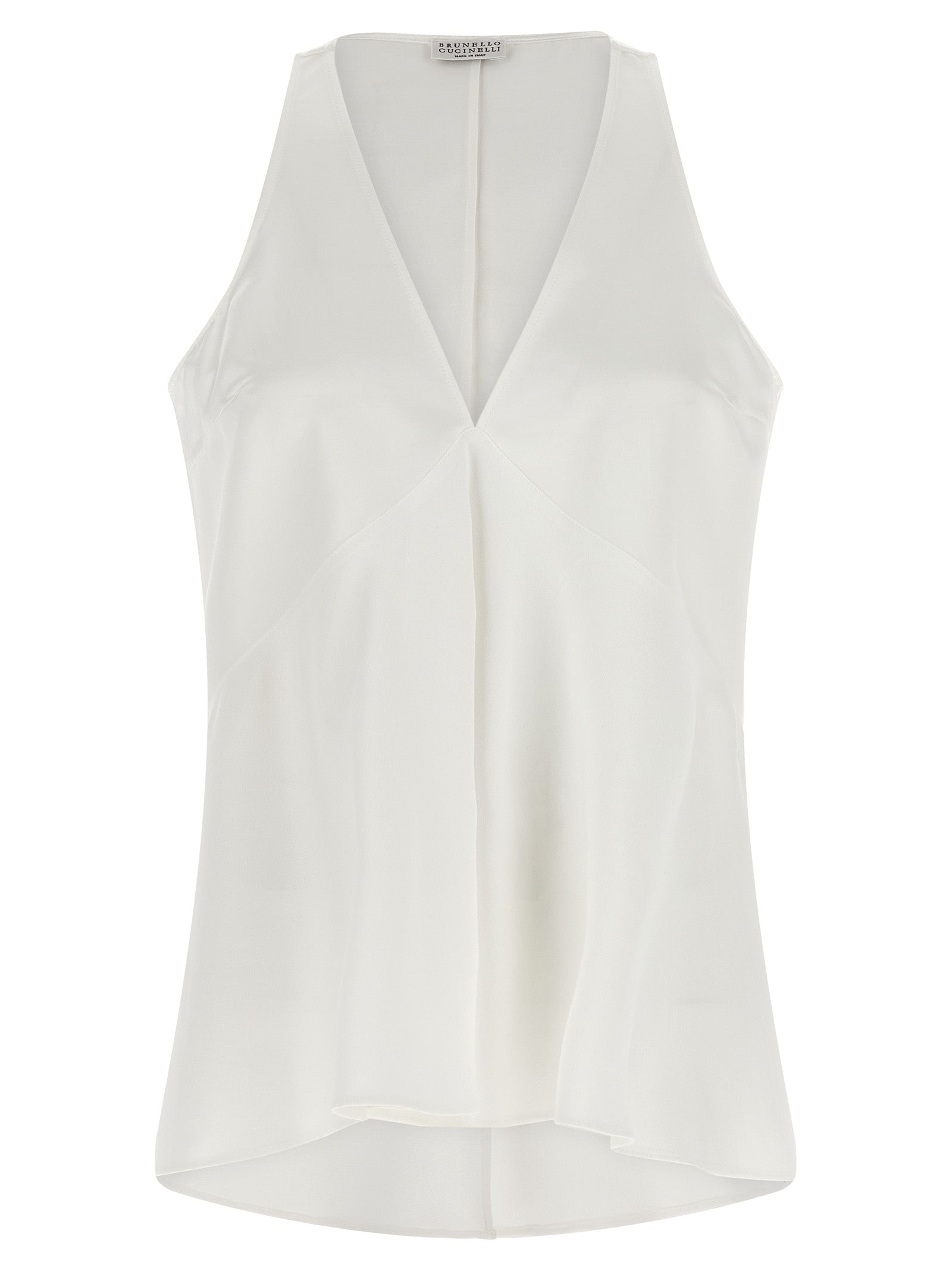 Brunello Cucinelli White Cotton Shirt Brunello Cucinelli