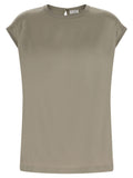 Brunello Cucinelli Bicolor Silk Blouse