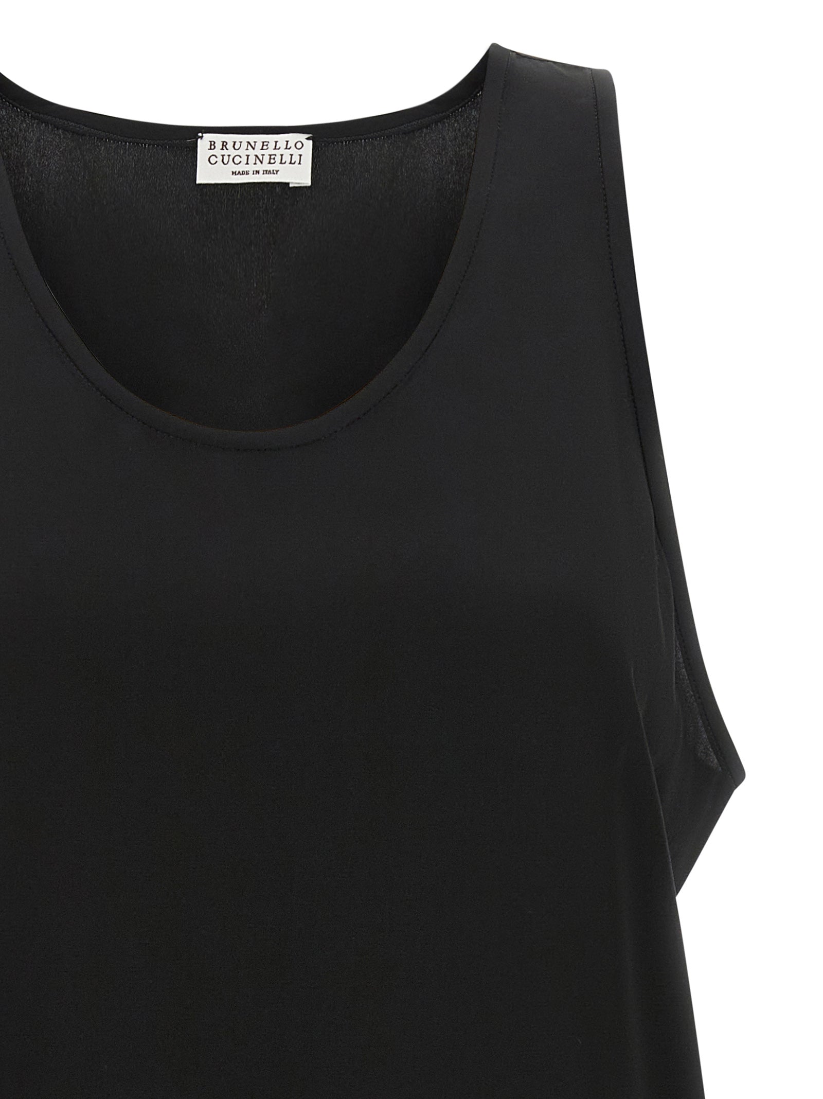 Brunello Cucinelli Black Silk Shirt Brunello Cucinelli