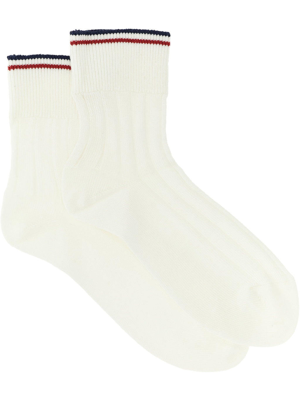 Brunello Cucinelli White Cotton Socks Brunello Cucinelli