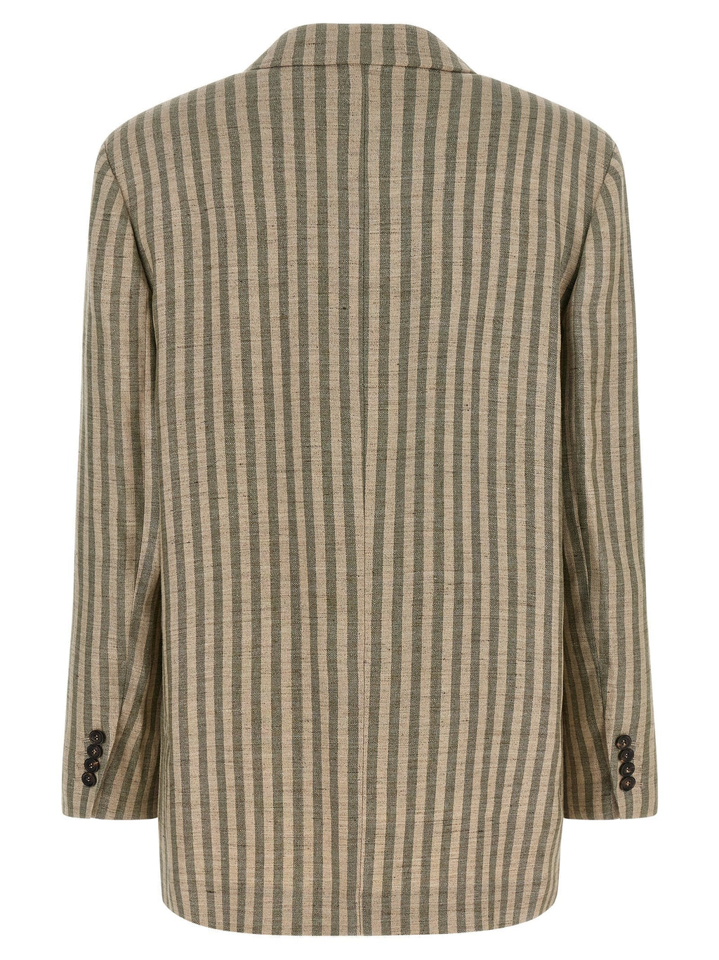 Brunello Cucinelli Bicolor Linen Blazer Brunello Cucinelli