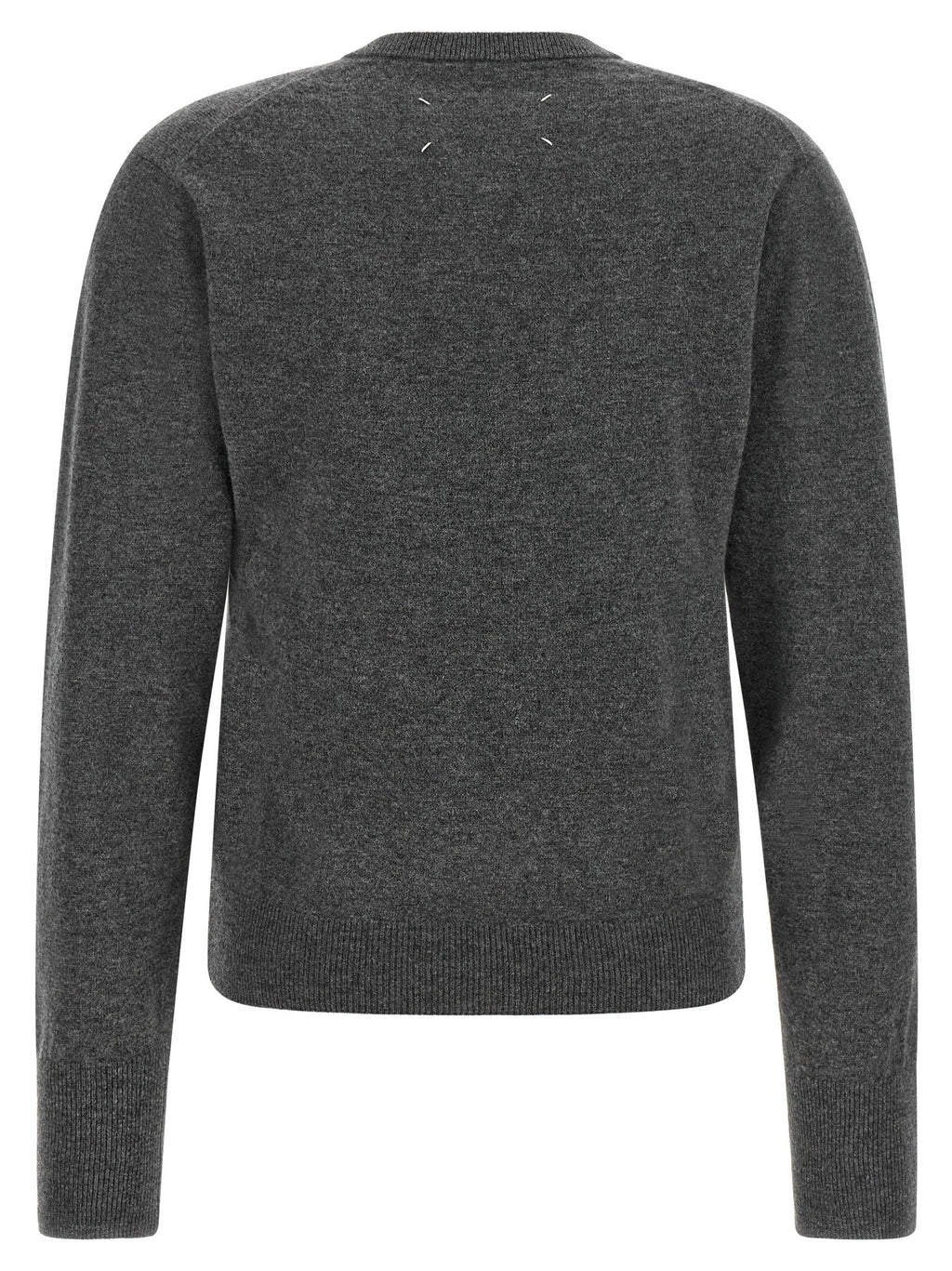 Maison Margiela Gray Virgin Wool Cardigan