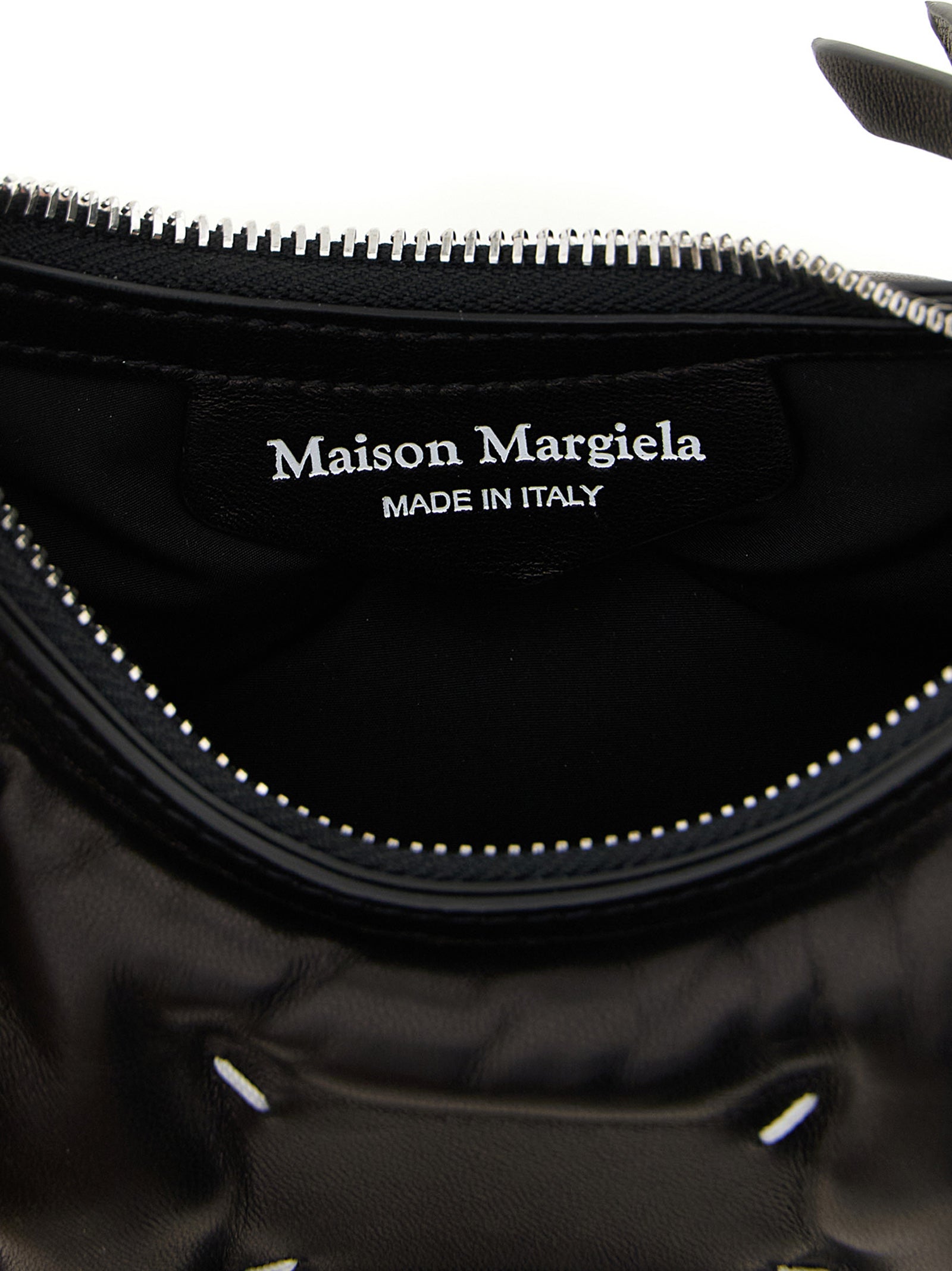 Maison Margiela Black Lamb Leather Crossbody Bag Maison Margiela