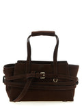 Moschino Brown Calfskin Handbag