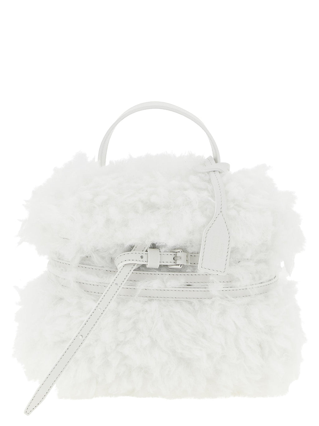 Moschino White Leather Handbag Moschino