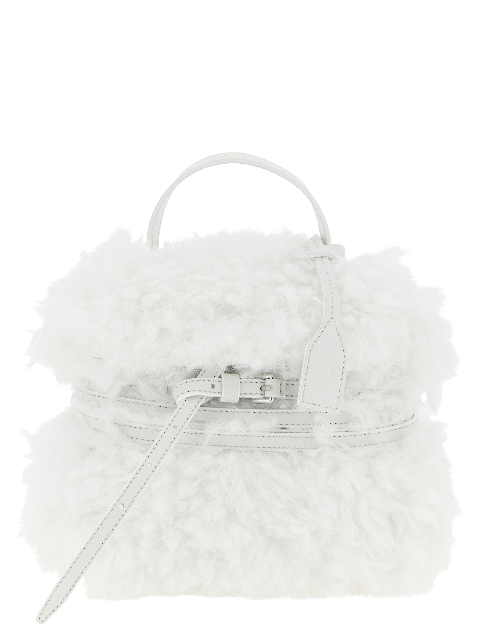 Moschino White Leather Handbag Moschino