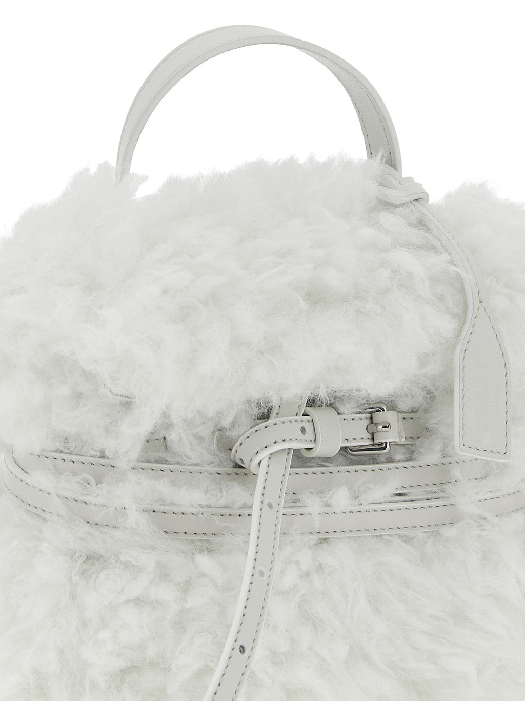 Moschino White Leather Handbag Moschino