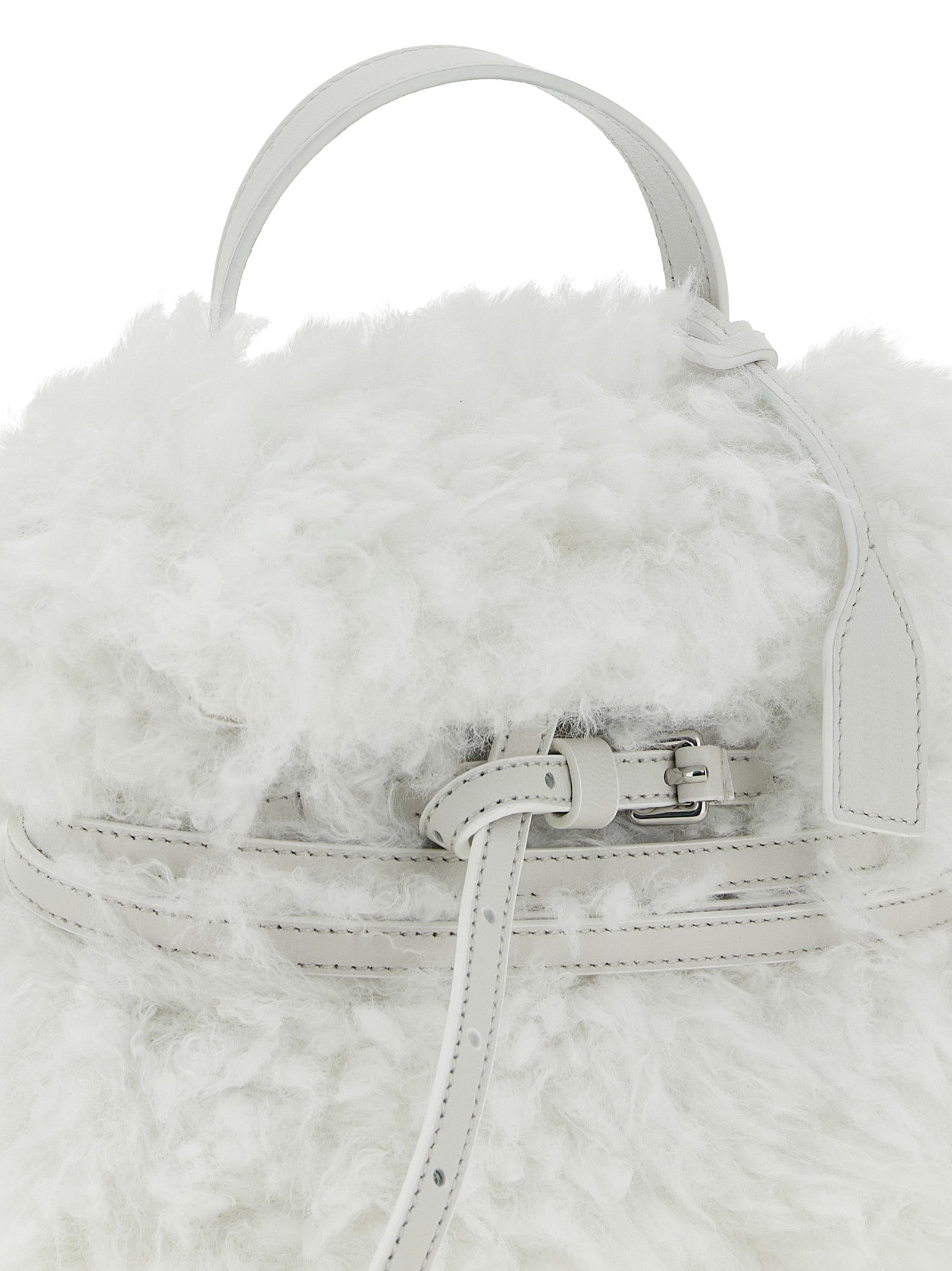 Moschino White Leather Handbag Moschino