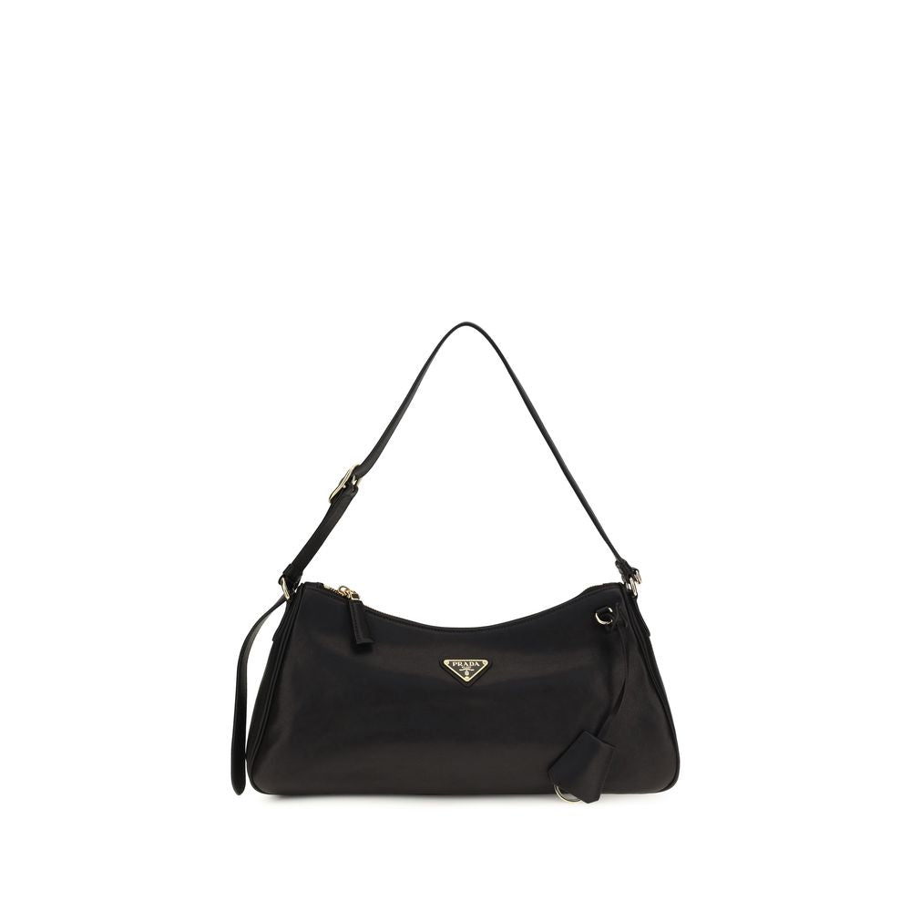 Prada Black Calf Leather Bos Taurus Shoulder Bag Prada