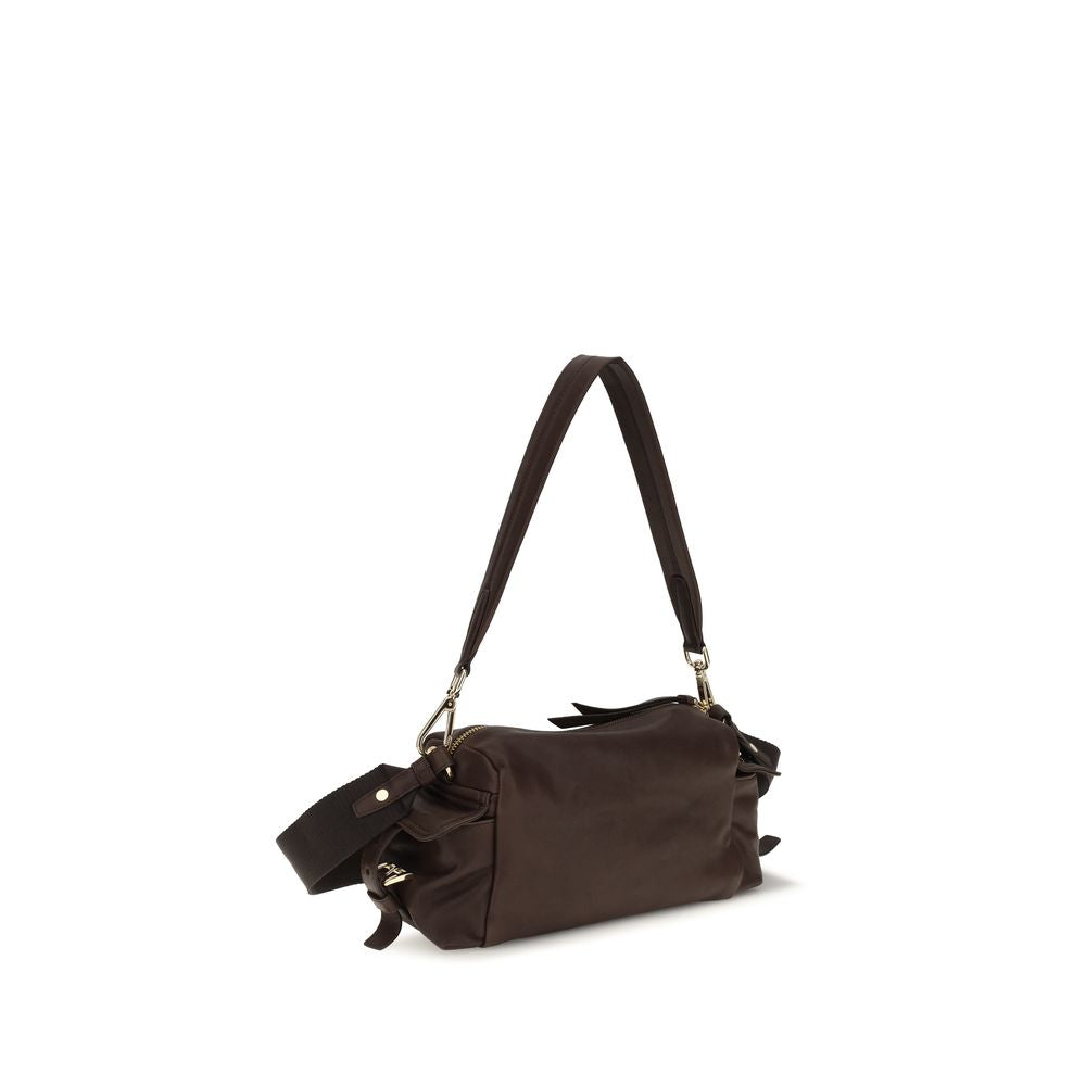Prada Brown Napa Leather / Calf Bos Taurus Shoulder Bag