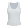 Max Mara White Viscose Tank Tops
