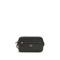 Valentino Garavani Black Calf Leather Bos Taurus Shoulder Bag