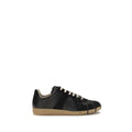 Maison Margiela Black Suede Leather Athletic Sneakers Maison Margiela